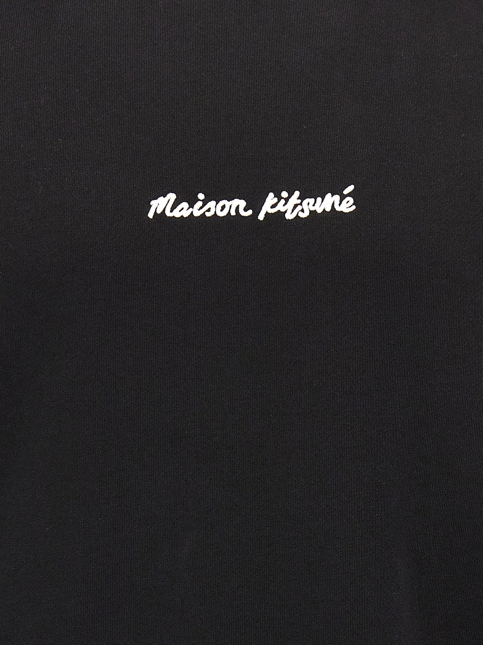 Maison Kitsuné Logo Embroidery Sweatshirt