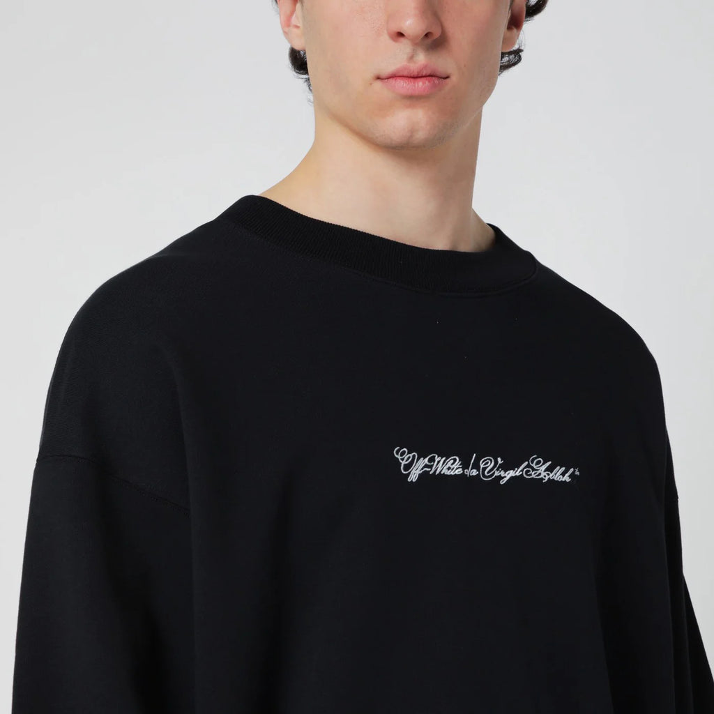 Off White Off-White™ Black Script Arrow Diagonal Skate sweatshirt