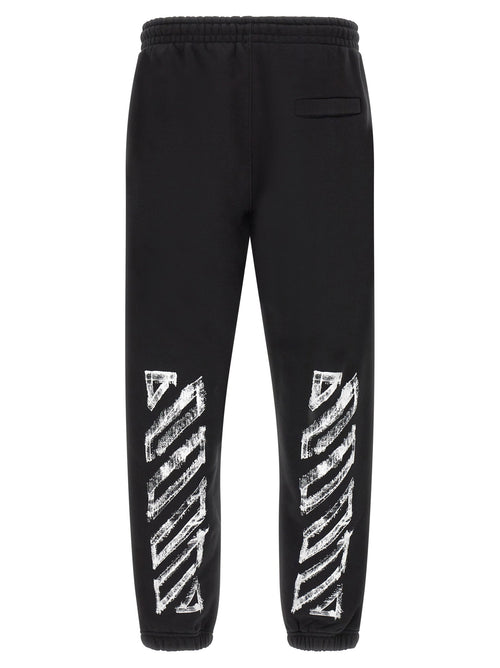 Off White Motion Arrow Cuffed Joggers