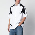 Off White Off-White™ Off-White white/black Race Logo Star bowling shirt