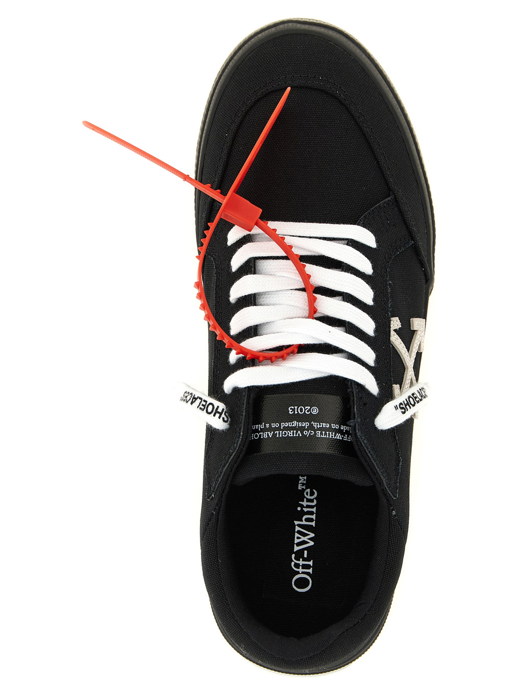 Off White Vulcanized Sneakers
