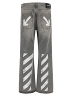 Off White Half Arrow Diag Slim Jeans