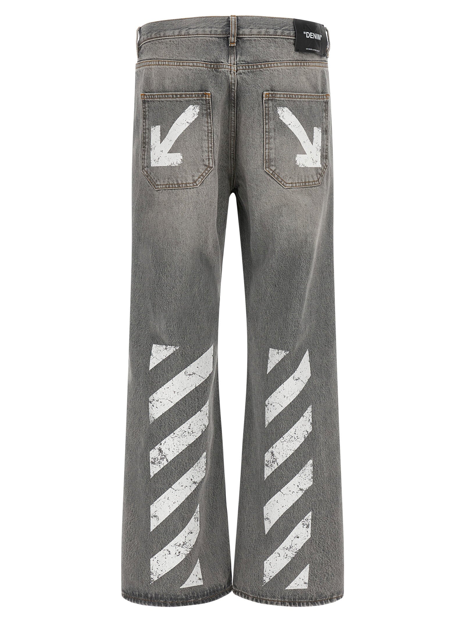 Off White Half Arrow Diag Slim Jeans