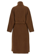 Alberto Biani Double-breasted Belted Coat