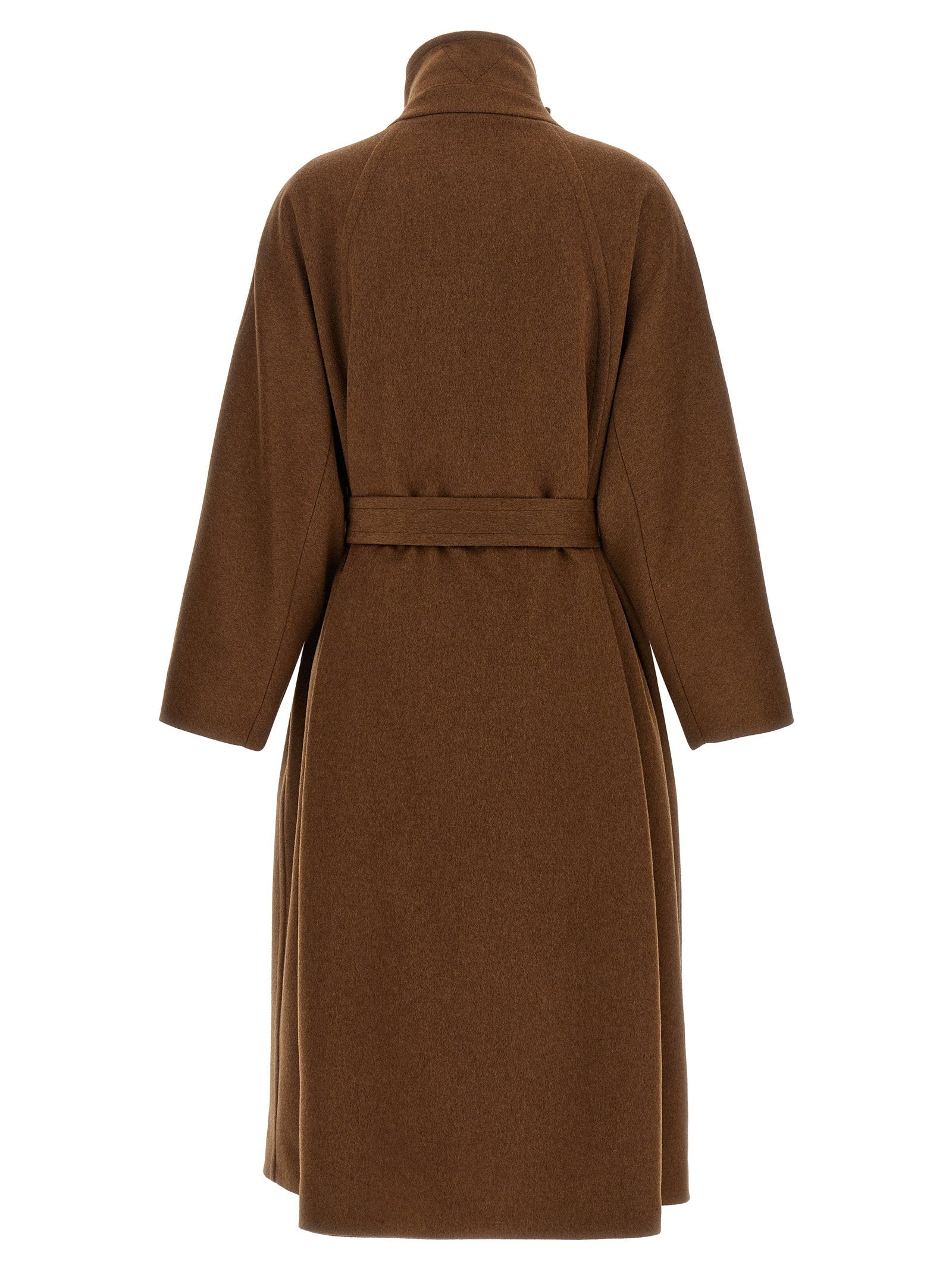 Alberto Biani Double-breasted Belted Coat