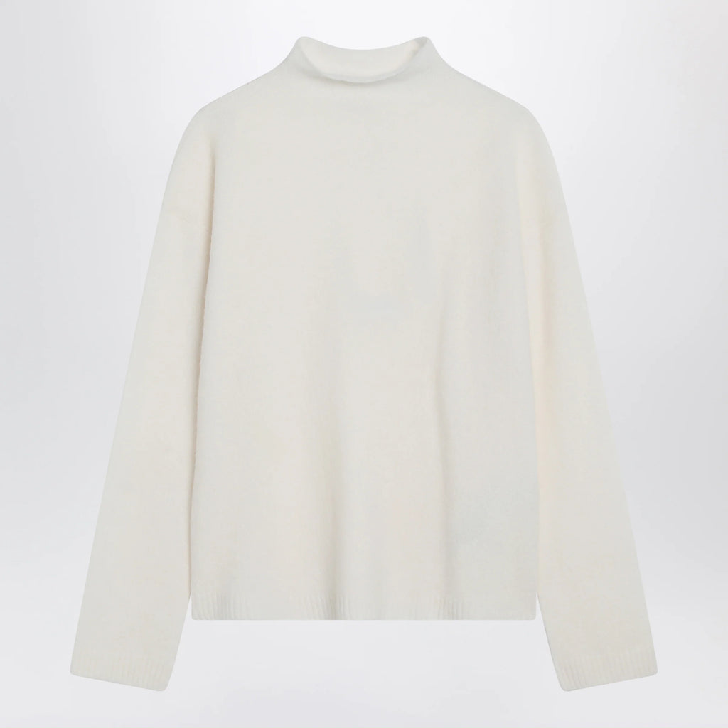 Max Mara Ivory cashmere-blend sweater
