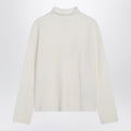 Max Mara Ivory cashmere-blend sweater
