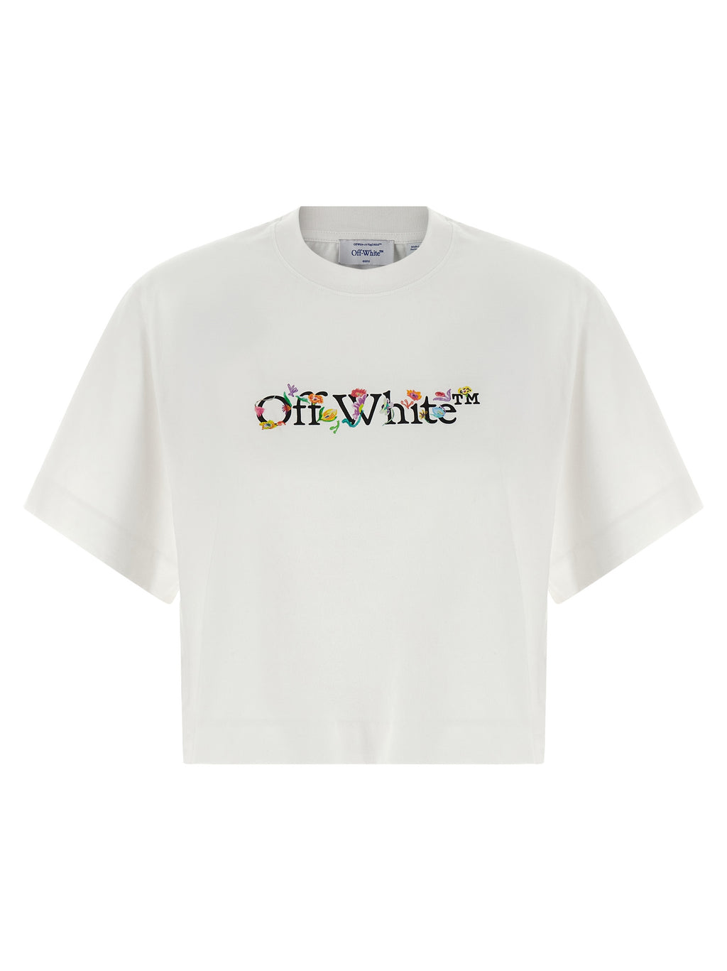 Off White Bookish Glowing Flower T-shirt