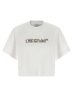 Off White Bookish Glowing Flower T-shirt
