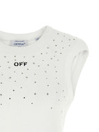 Off White Top Swarowski