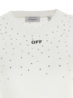 Off White Top Swarowski