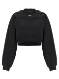 Off White Cropped Sweatshirt