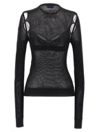 Off White Net Arrow Bralette Top