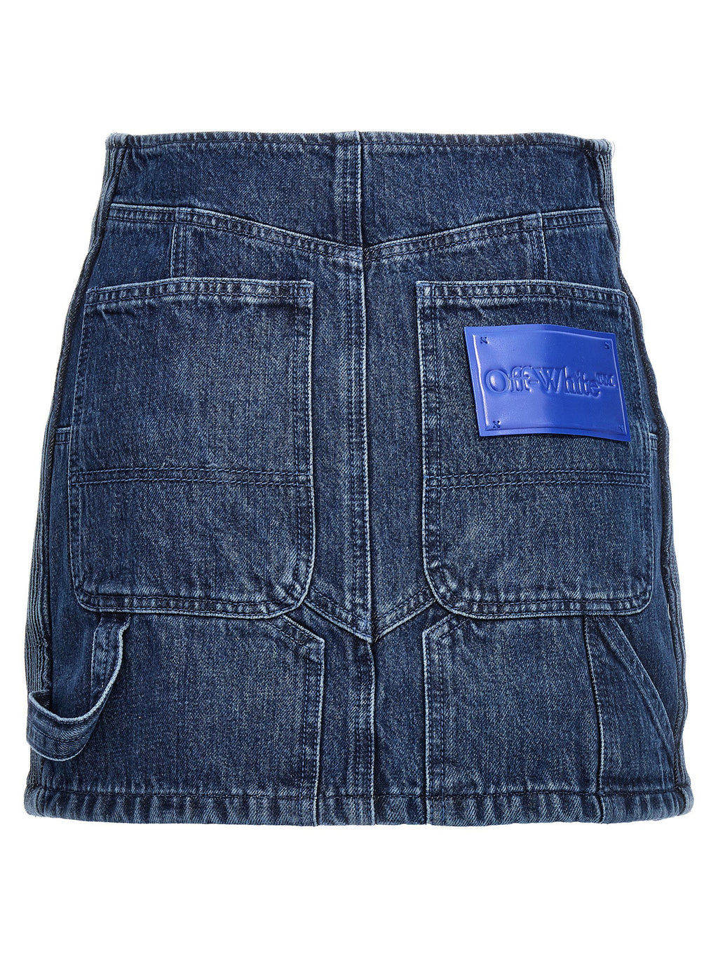 Off White Motorcycle Miniskirt