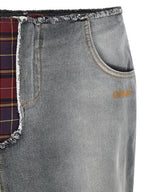Off White Patchwork Skirt