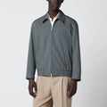 Lardini Zip Jacket In Cotton And Silk