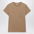 Max Mara Camel cotton jersey T-shirt