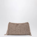 Hibourama Penelope peach jewel bag with crystals