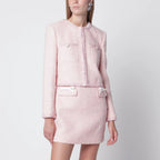 Self-Portrait Pink bouclé jacket