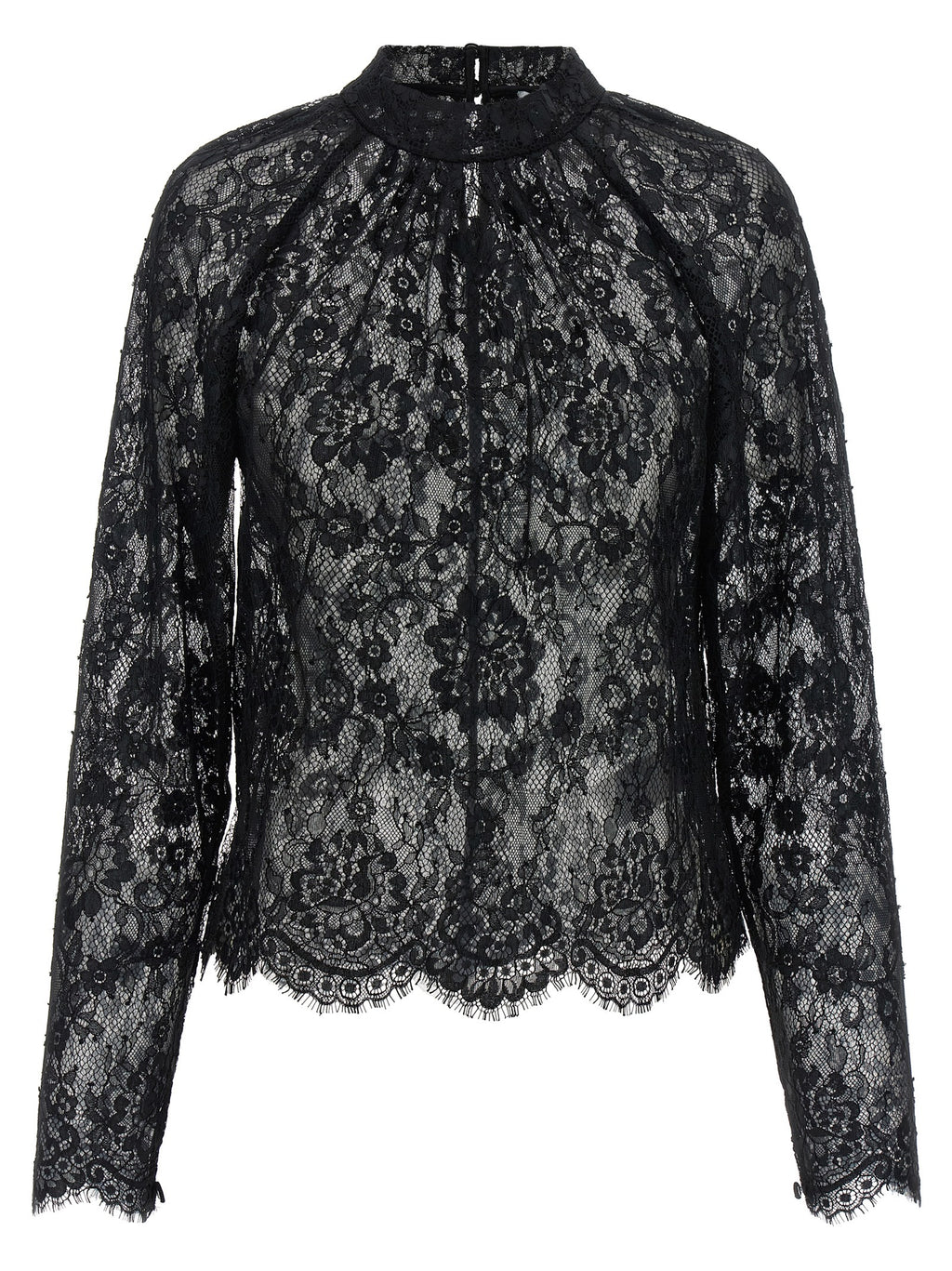 Self-Portrait Black Lace Blouse