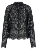Self-Portrait Black Lace Blouse