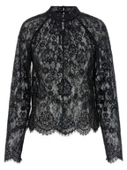 Self-Portrait Black Lace Blouse
