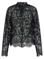 Self-Portrait Black Lace Blouse