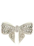 Self-Portrait Crystal Embellished Bow Hair Clip