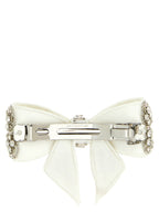 Self-Portrait Crystal Embellished Bow Hair Clip