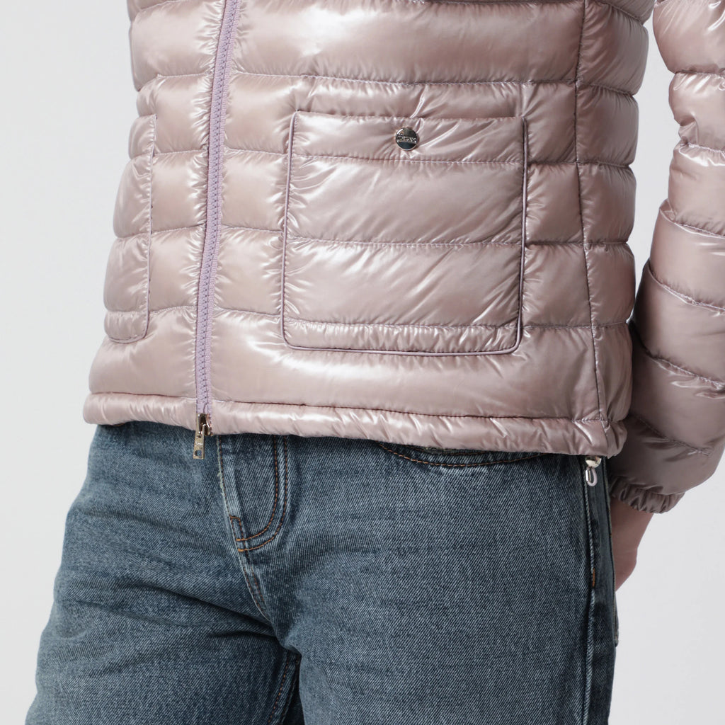 HERNO Ultralight Nylon Bomber Powder Pink