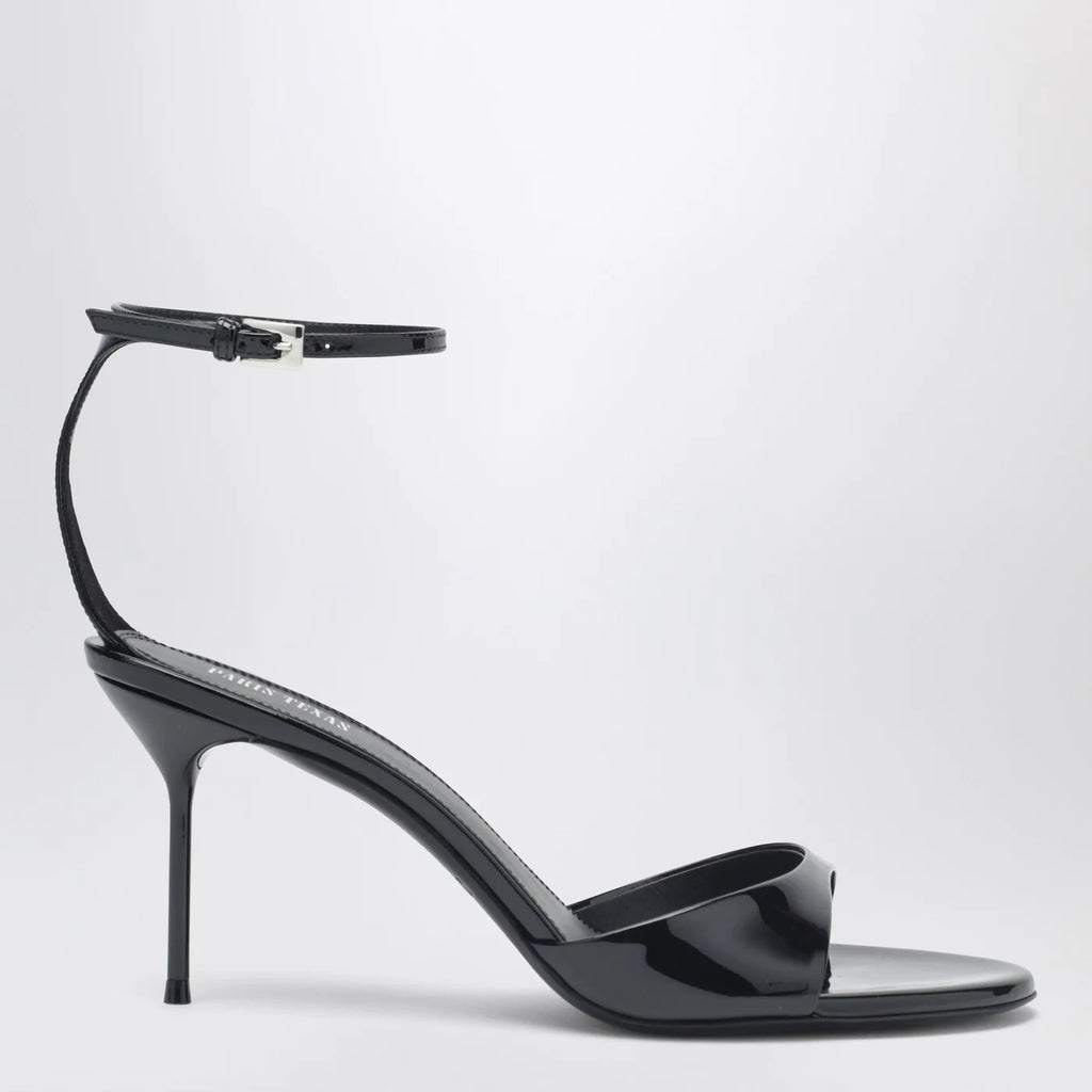 Paris Texas Lidia black patent leather sandal