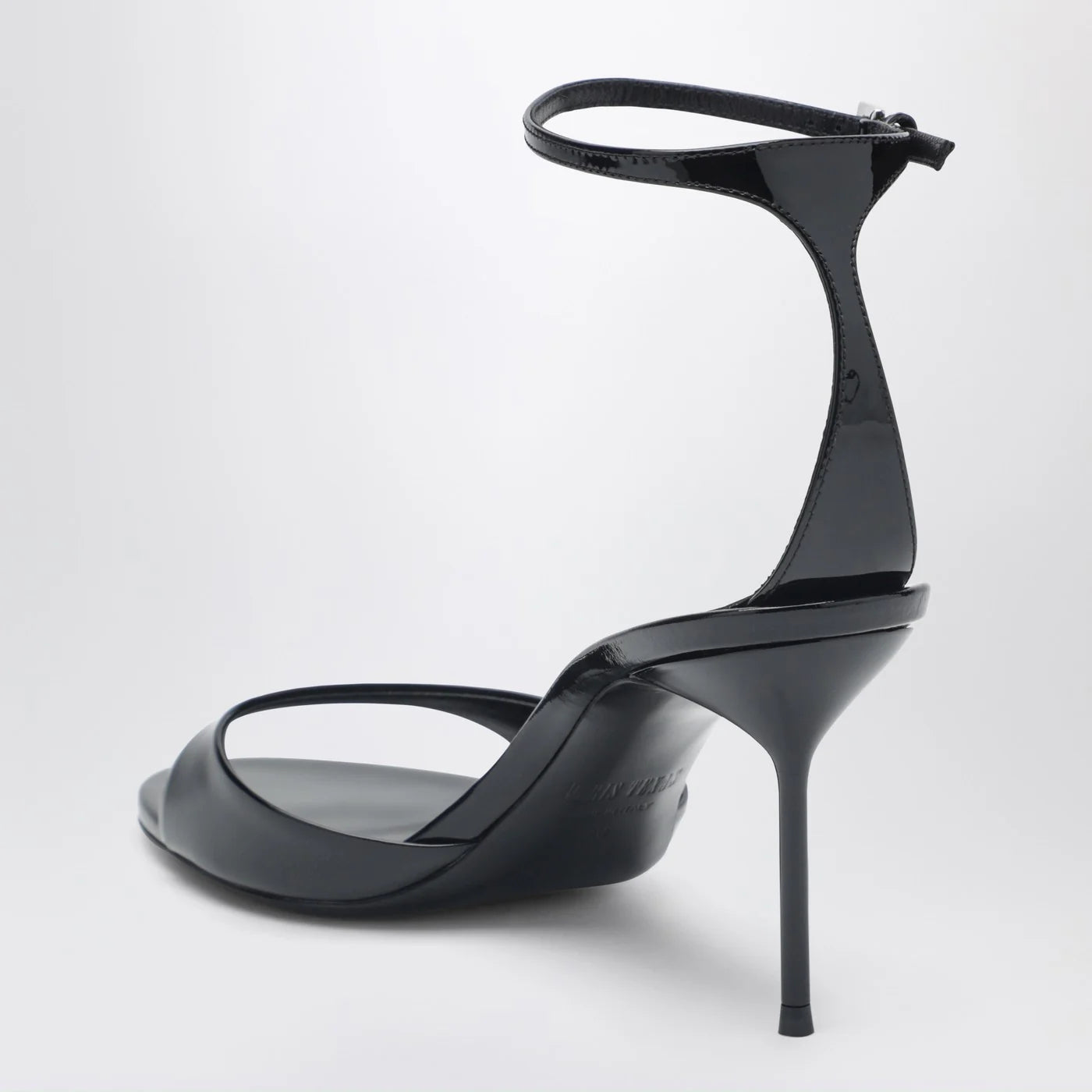 Paris Texas Lidia black patent leather sandal