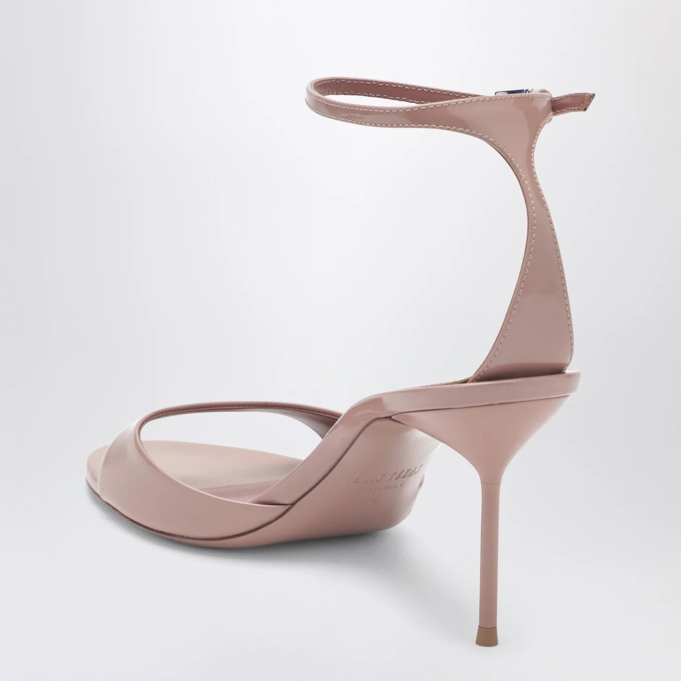 Paris Texas Lidia antique pink patent leather sandal