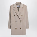 Max Mara Short 101801 Icon Coat in light beige