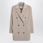Max Mara Short 101801 Icon Coat in light beige