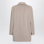 Max Mara Short 101801 Icon Coat in light beige