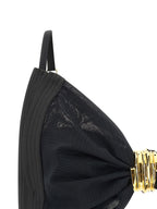 Elisabetta Franchi Satin Bra And Tulle