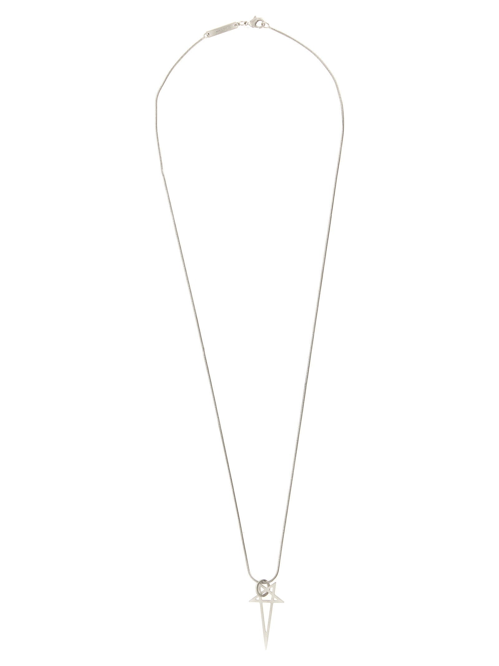 Rick Owens Pentagram Necklace