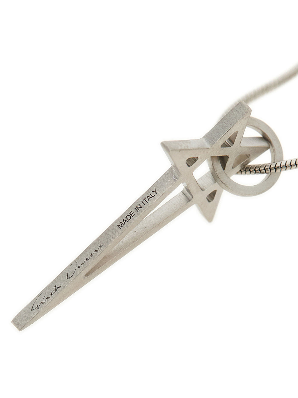 Rick Owens Pentagram Necklace