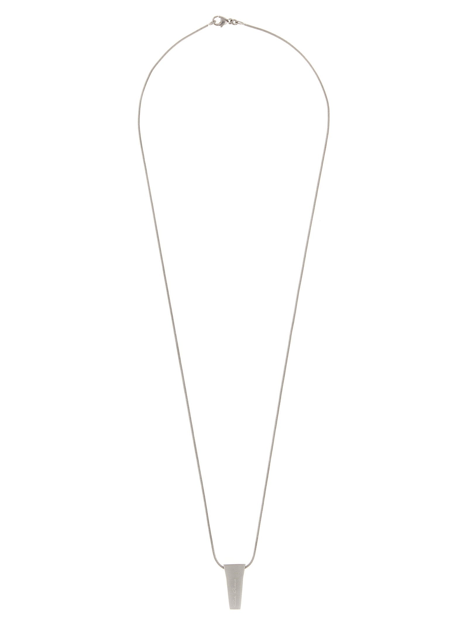 Rick Owens Mini Crystal Trunk Necklace
