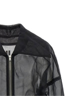 Rick Owens Dracucollar Cropped Bomber Jacket