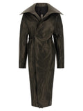 Rick Owens Dracucollar Belted Coat