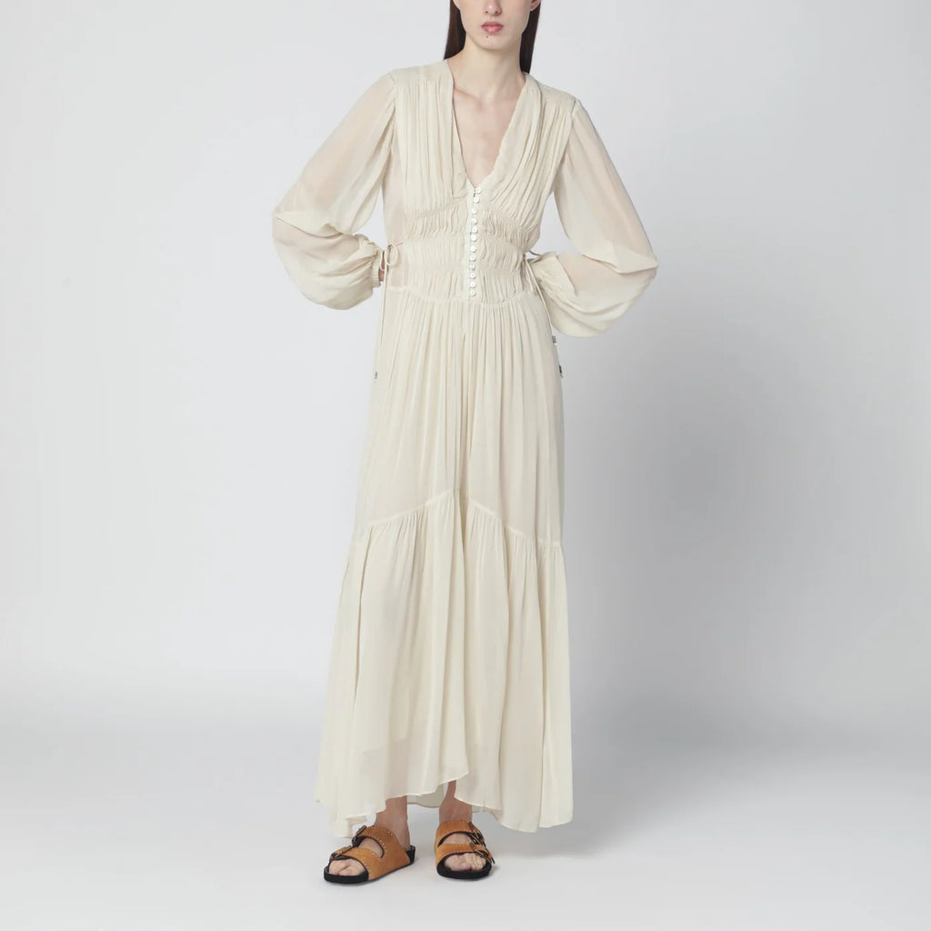 ISABEL MARANT Étoile Briane long ecru dress