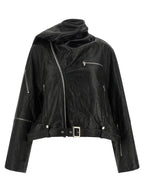 Rick Owens Cropped Scarf Flight Jacket
