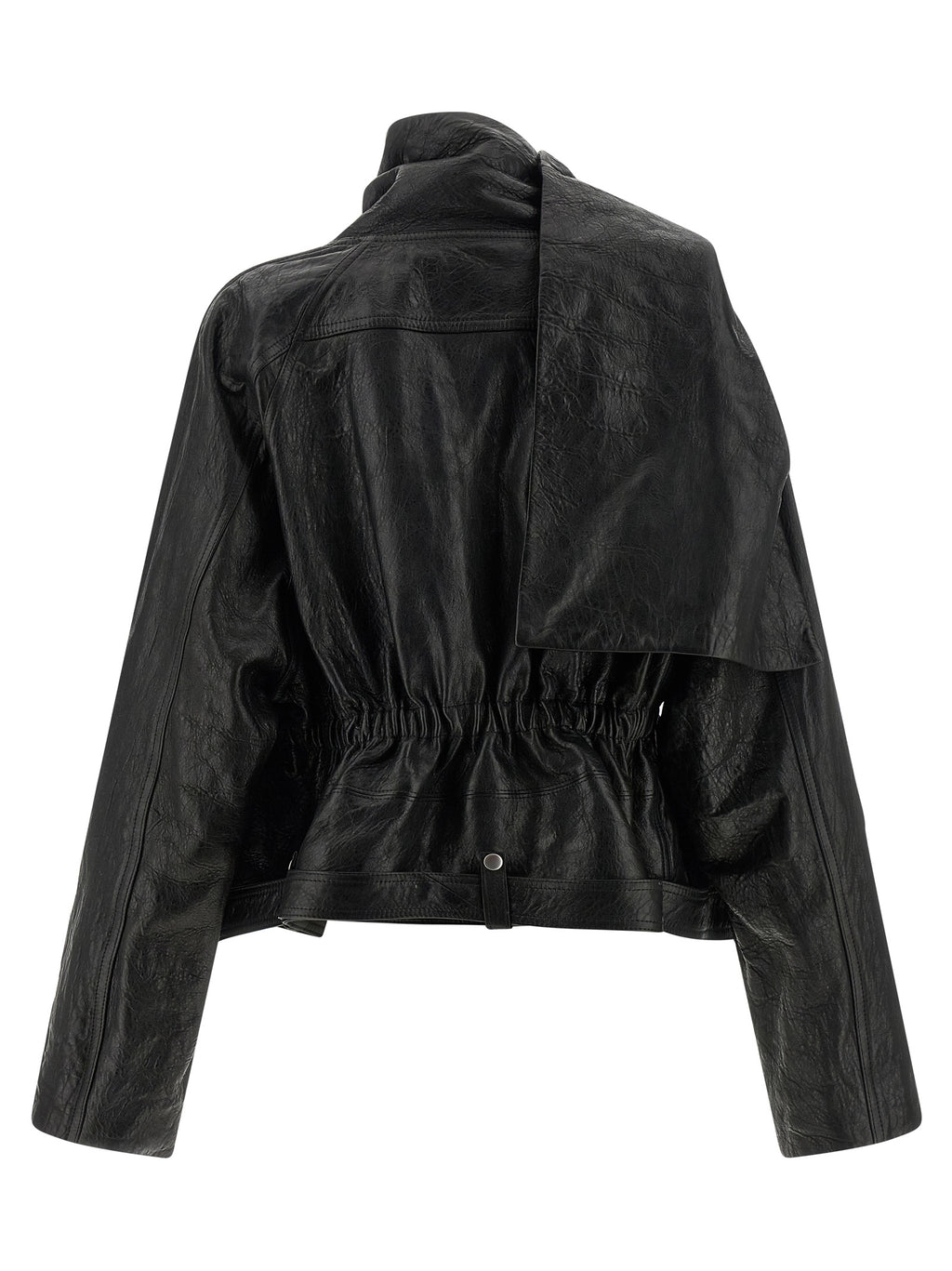 Rick Owens Cropped Scarf Flight Jacket