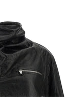 Rick Owens Cropped Scarf Flight Jacket