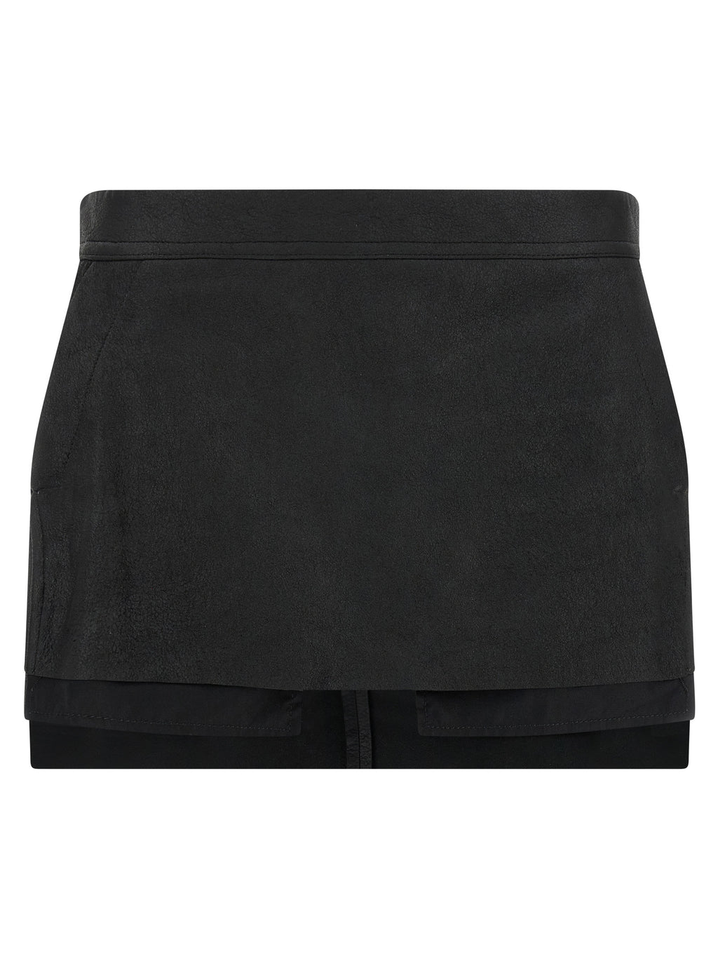 Rick Owens Fog Cutdff Mini Skirt