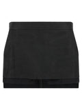 Rick Owens Fog Cutdff Mini Skirt
