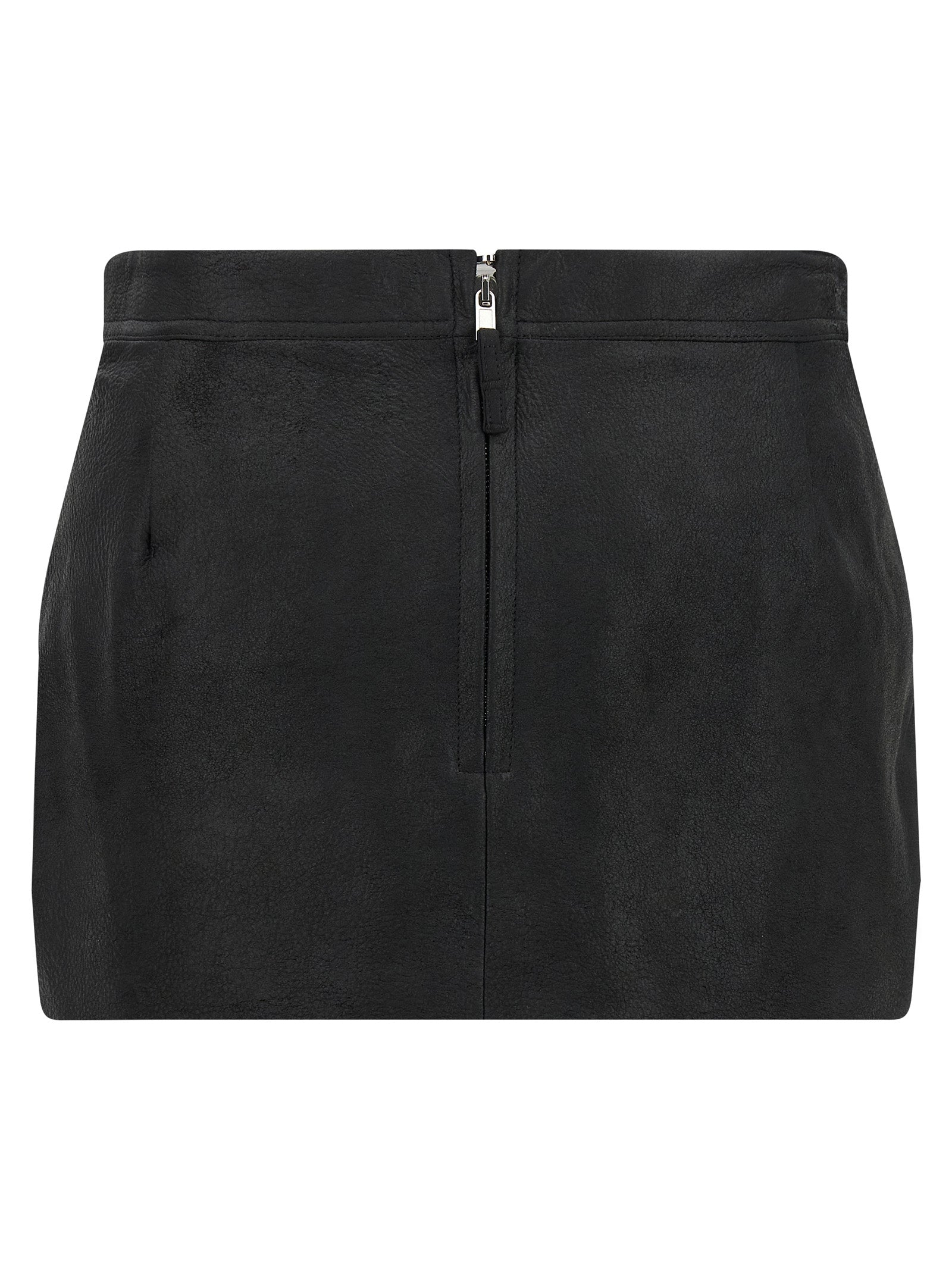 Rick Owens Fog Cutdff Mini Skirt