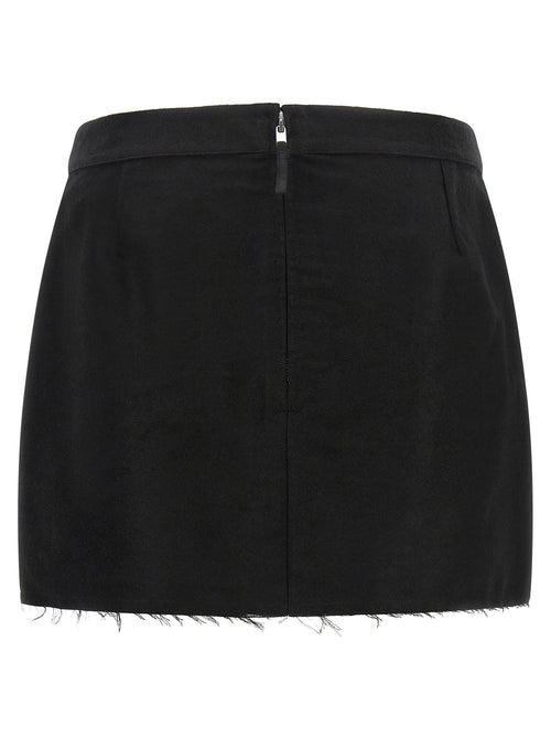 Rick Owens Fog Cutoff Skirt